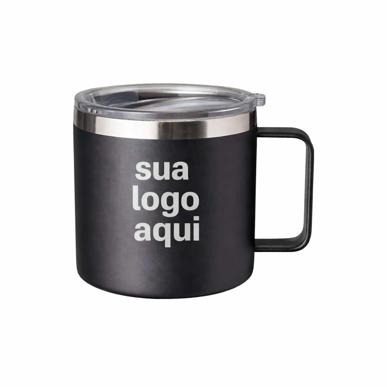 Caneca Térmica Inox Personalizada com Tampa