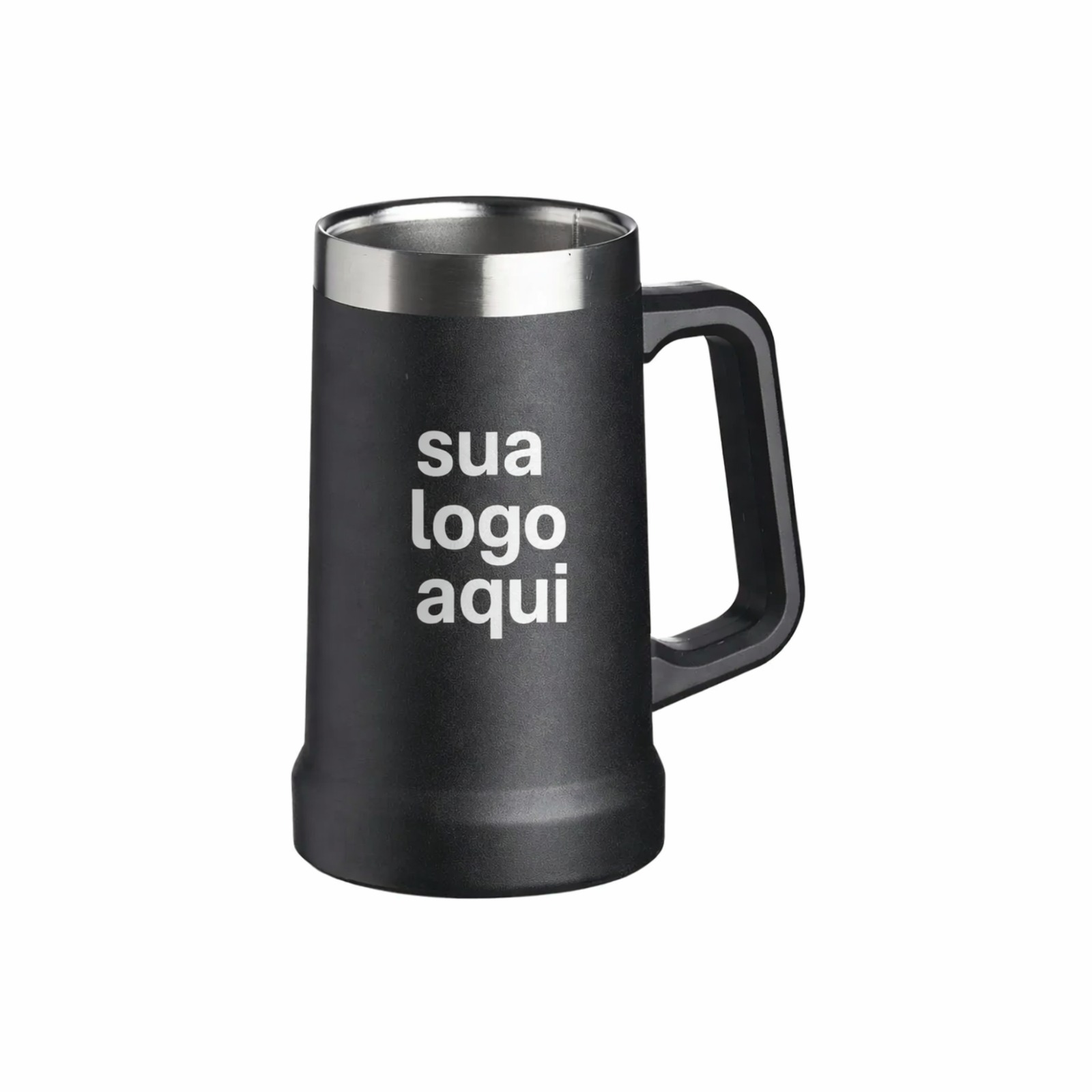 Caneca Térmica Inox Personalizada com Alça